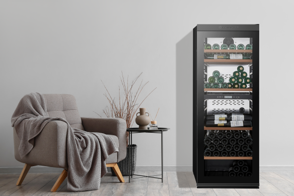 Climadiff - 193 Bottle Freestanding Dual Zone Wine Fridge - MILLESIME190DB