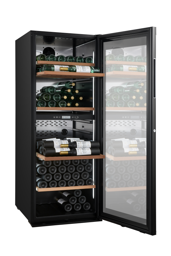 Climadiff - 193 Bottle Freestanding Dual Zone Wine Fridge - MILLESIME190DB