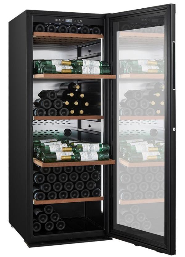 Climadiff - 204 Bottle Freestanding Single Zone Wine Cabinet - MILLESIME200B