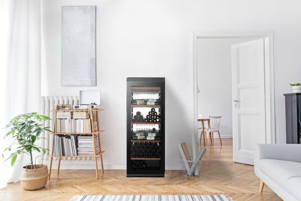 Climadiff - 204 Bottle Freestanding Single Zone Wine Cabinet - MILLESIME200B