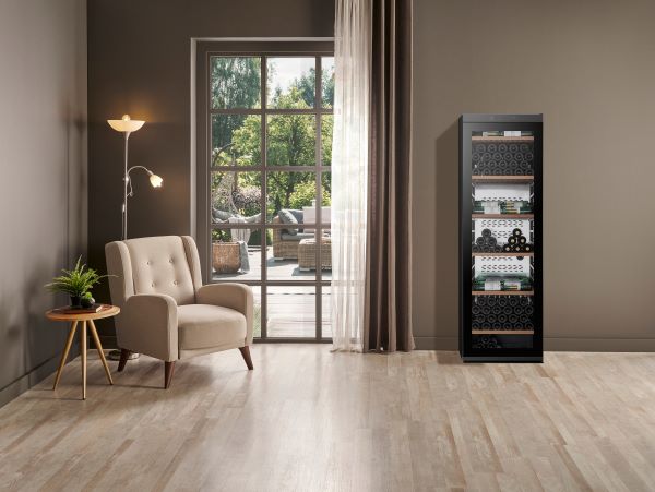 Climadiff - 248 Bottle Freestanding Single Zone Wine Cabinet - MILLESIME250B