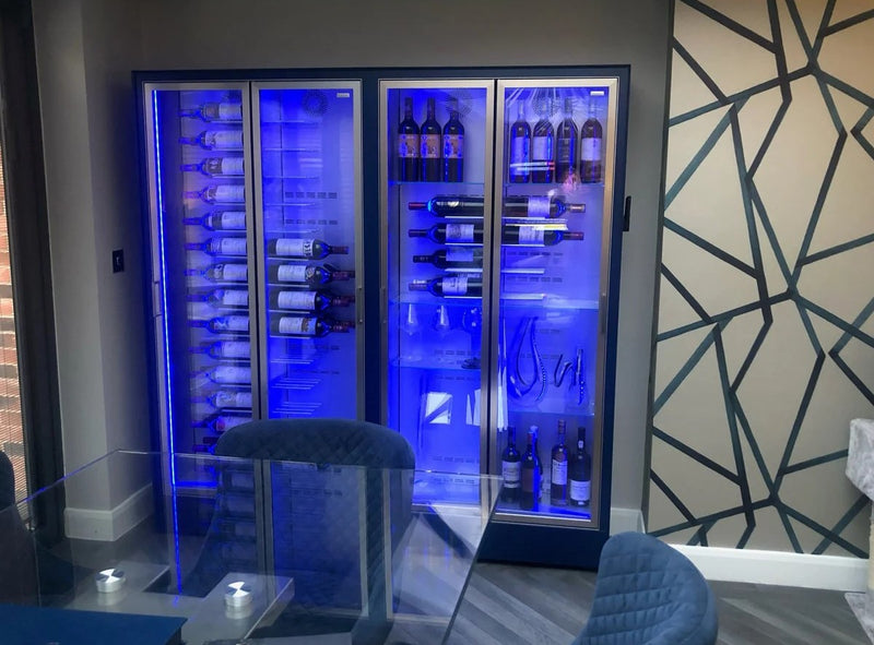 EXPO Mod 10 - Built in / Freestanding Wine Wall MD-14 - Home