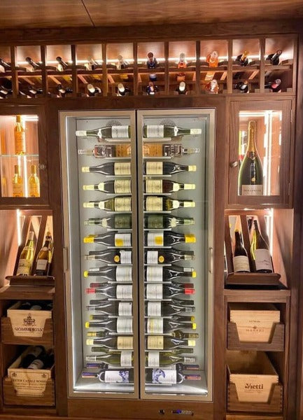 EXPO Mod 10 - Built in / Freestanding Wine Wall MD-14 - Home