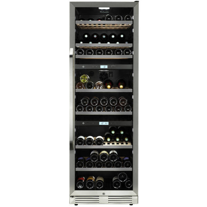 La Sommeliere - 143 Bottle Triple Zone Wine Cabinet - MT145TZ