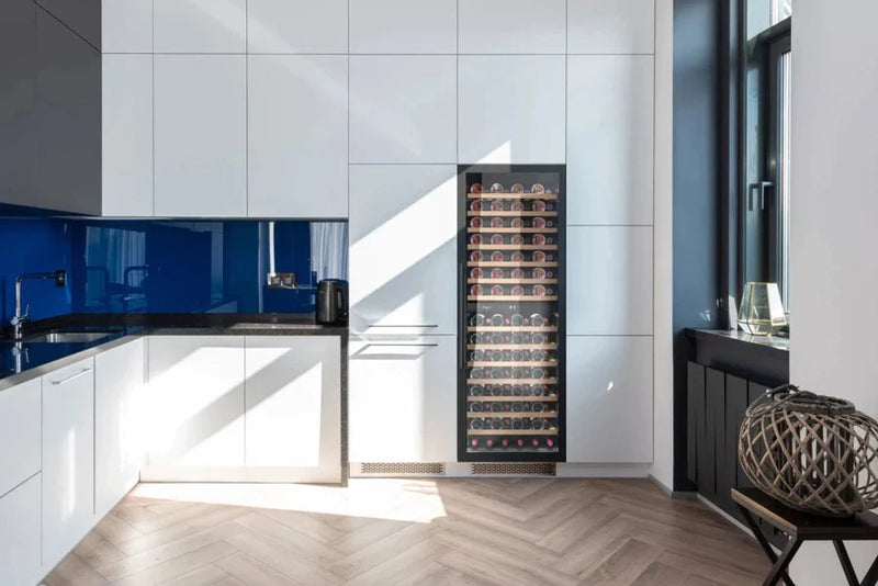 mQuvée - WineCave 187 Stainless Steel Dual Zone Wine Fridge