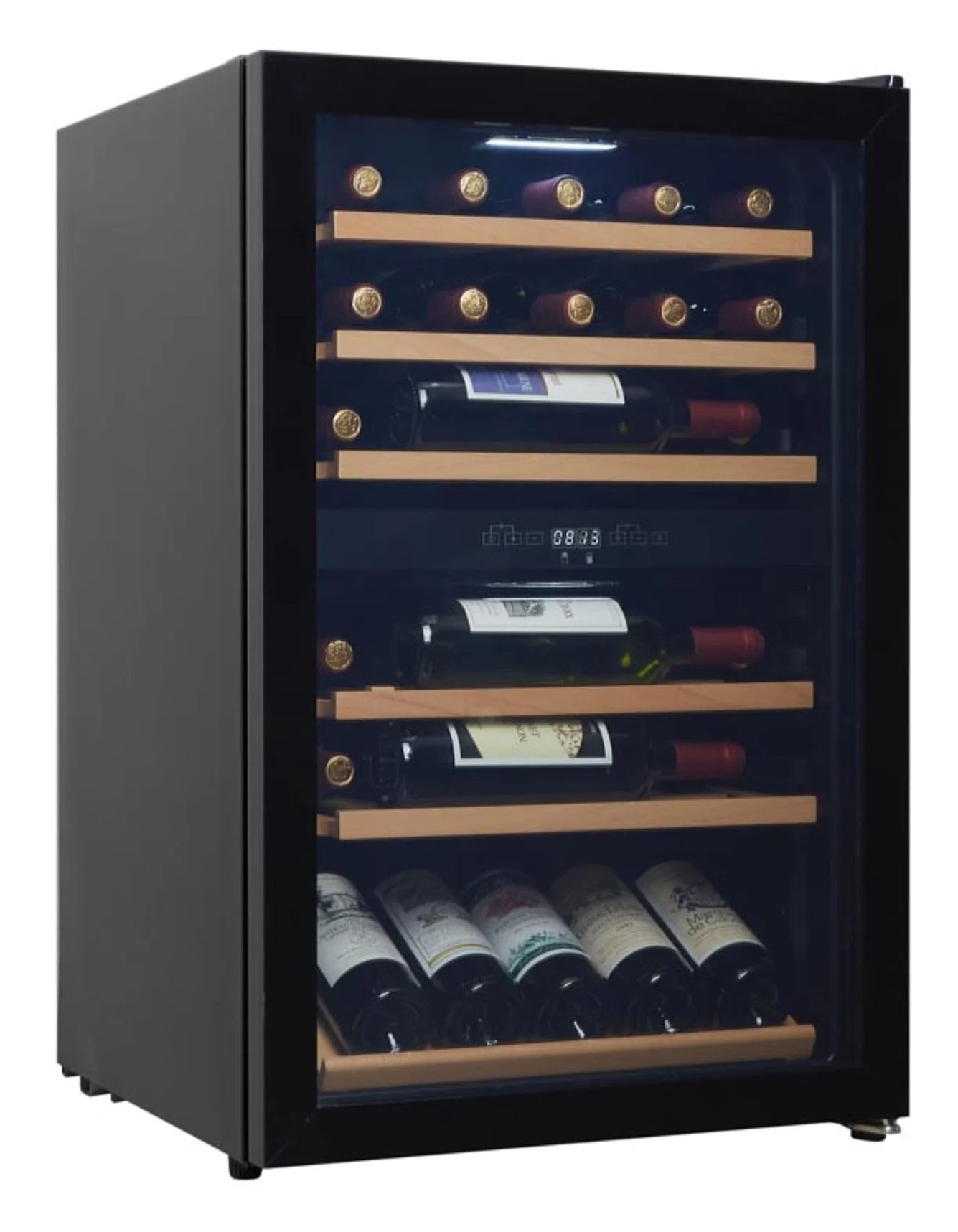 Cavin - Polar Collection 51 Black Dual Zone Wine Fridge