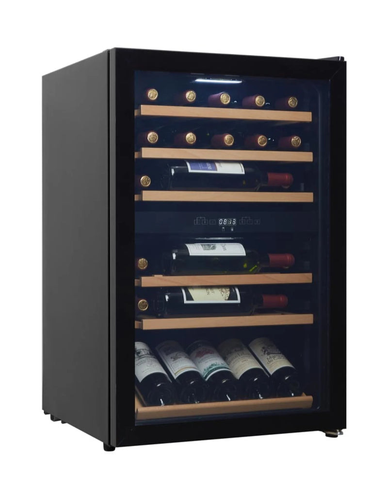 Cavin - Polar Collection 51 Black Dual Zone Wine Fridge
