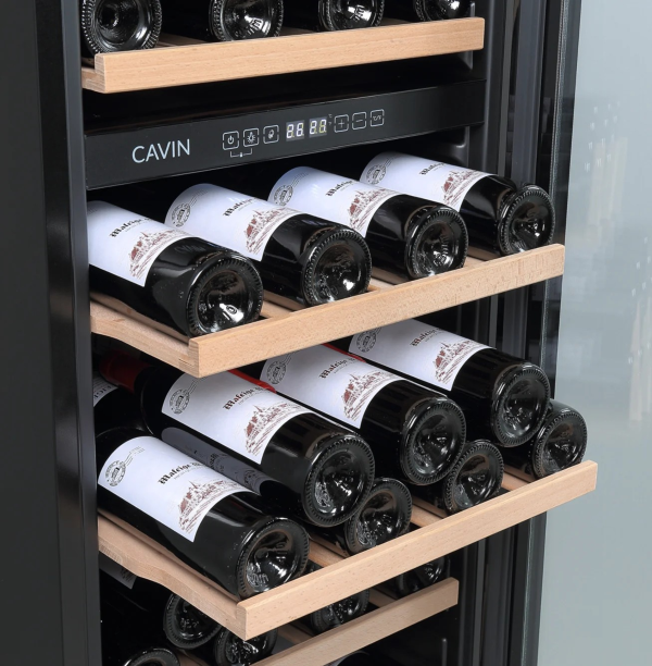 Cavin - Polar Collection 83 Black Dual Zone Wine Fridge