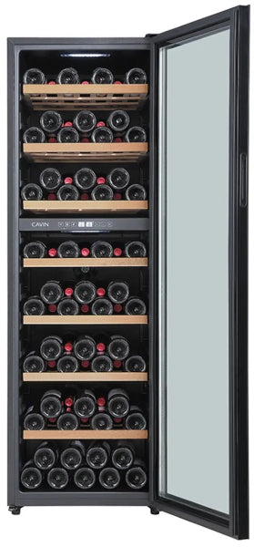 Cavin - Polar Collection 83 Black Dual Zone Wine Fridge