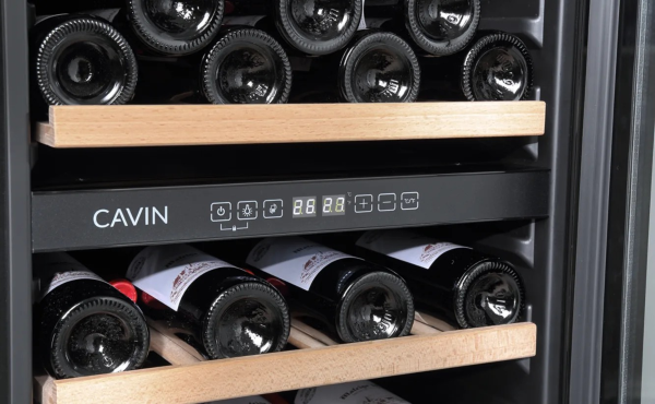 Cavin - Polar Collection 83 Black Dual Zone Wine Fridge