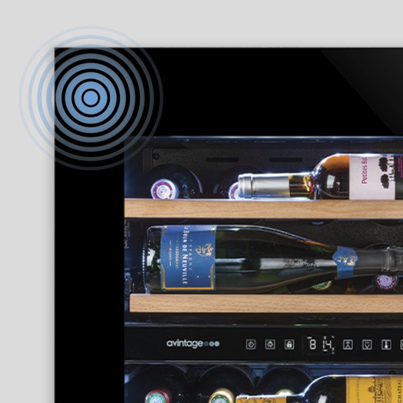 Avintage - AVU50PLATINUM Dual Zone Built-In Wine Fridge