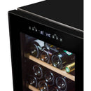 La Sommeliere - 32 Bottle Dual Zone Wine Cooler - SLS32DZBLACK