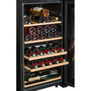 La Sommeliere - 32 Bottle Dual Zone Wine Cooler - SLS32DZBLACK