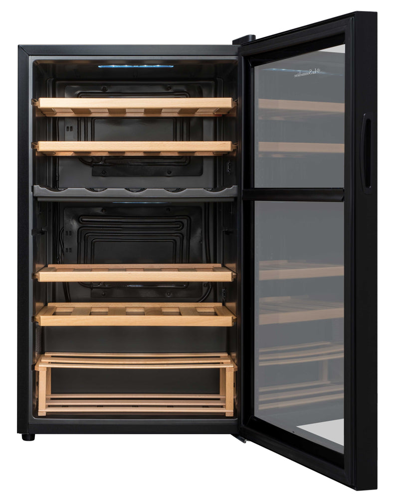 La Sommeliere - 33 Bottle Dual Zone Wine Cooler - SLS33DZ