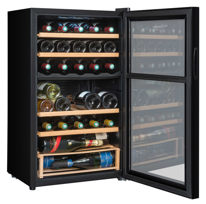 La Sommeliere - 33 Bottle Dual Zone Wine Cooler - SLS33DZ