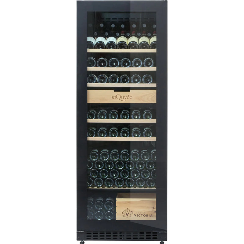 mQuvée - Velvet 220 Glass 273 Bottle Single Zone Wine Cabinet