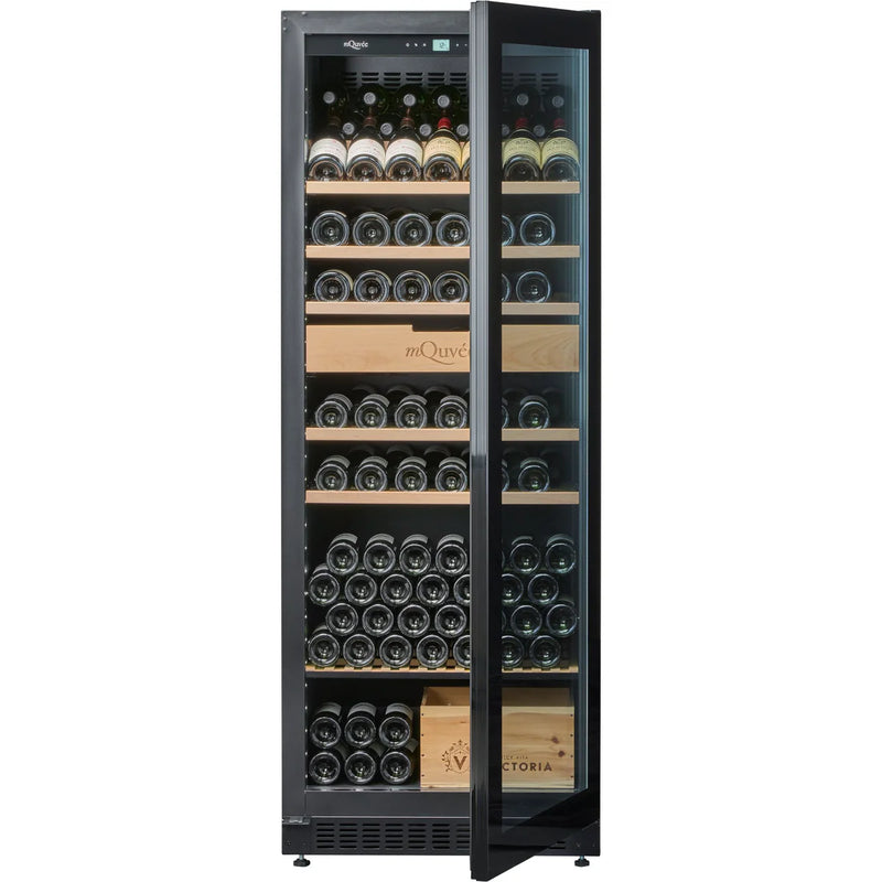 mQuvée - Velvet 220 Glass 273 Bottle Single Zone Wine Cabinet