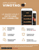 La Sommeliere - 102 Bottle Dual Zone Wine Cooler - LS102DZBLACK