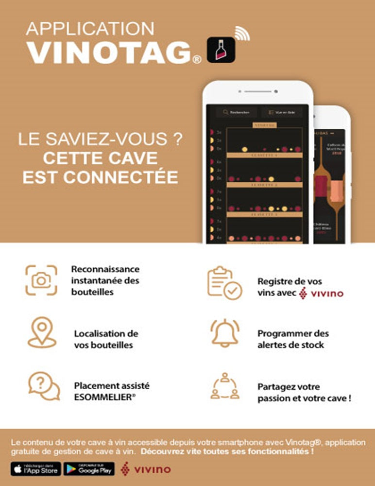 La Sommeliere - 102 Bottle Dual Zone Wine Cooler - LS102DZBLACK