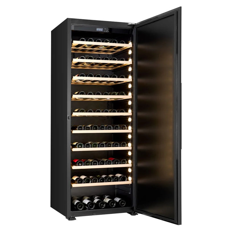 CELLA - 267 Bottle Single Zone Wine Fridge - W300S-BLACK