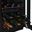 CELLA - 36 Bottle Dual Zone Wine Fridge - W34PANEL-TO