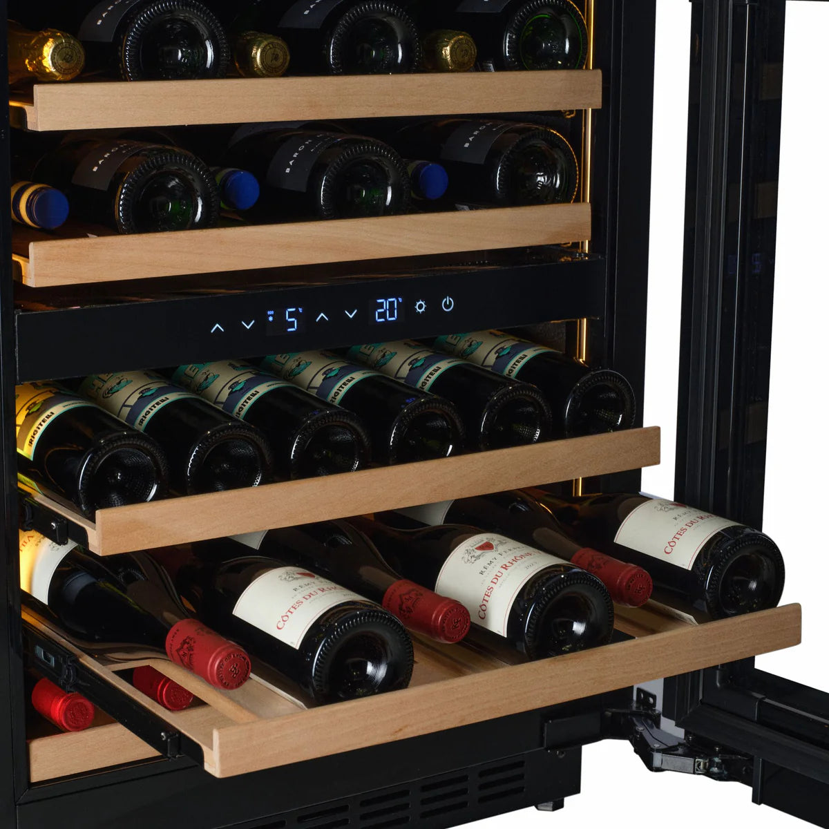 CELLA - 36 Bottle Dual Zone Wine Fridge - W34-BH