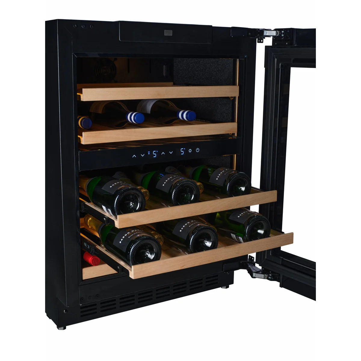 CELLA - 36 Bottle Dual Zone Wine Fridge - W34-BH
