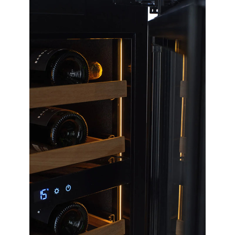 CELLA W34-SSH | 36 Bottle Undercounter Dual Zone Wine Fridge
