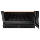 CELLA - 46 Bottle Single Zone Wine Fridge - W46S-BLACK
