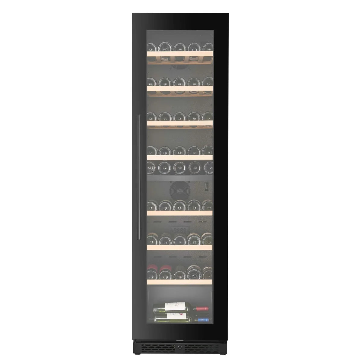 CELLA - 74 Bottle Dual Zone Wine Fridge - W75D-BLACK