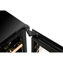 CELLA - 74 Bottle Dual Zone Wine Fridge - W75D-BLACK