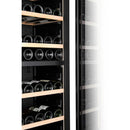 CELLA - 74 Bottle Dual Zone Wine Fridge - W75D-BLACK