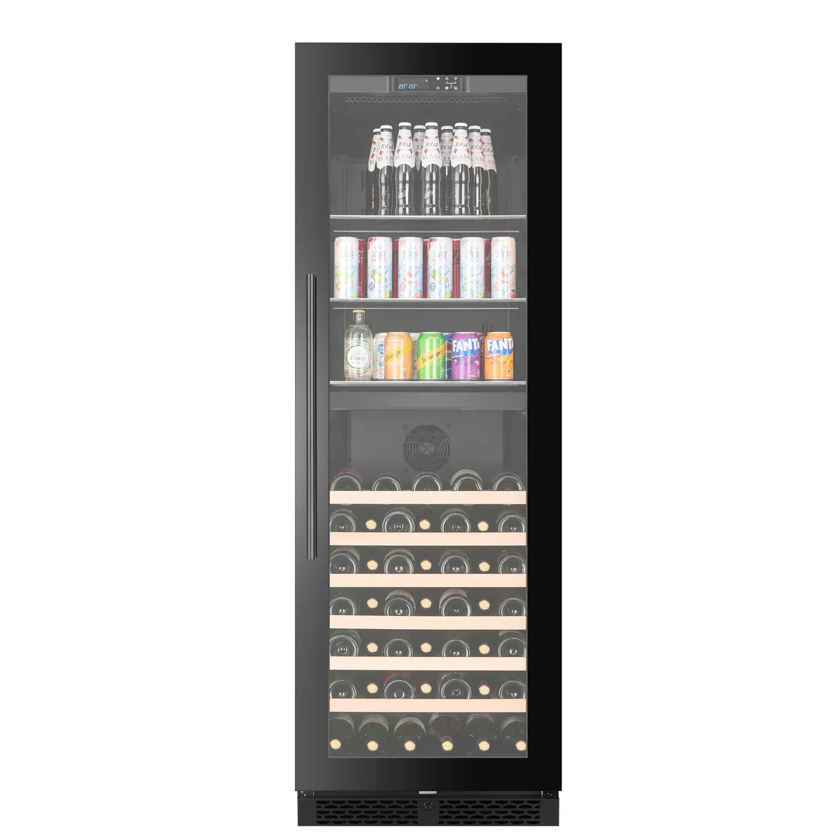 CELLA - Beverage Centre - 60 Bottles / 126 Cans - WBV93D-BLACK