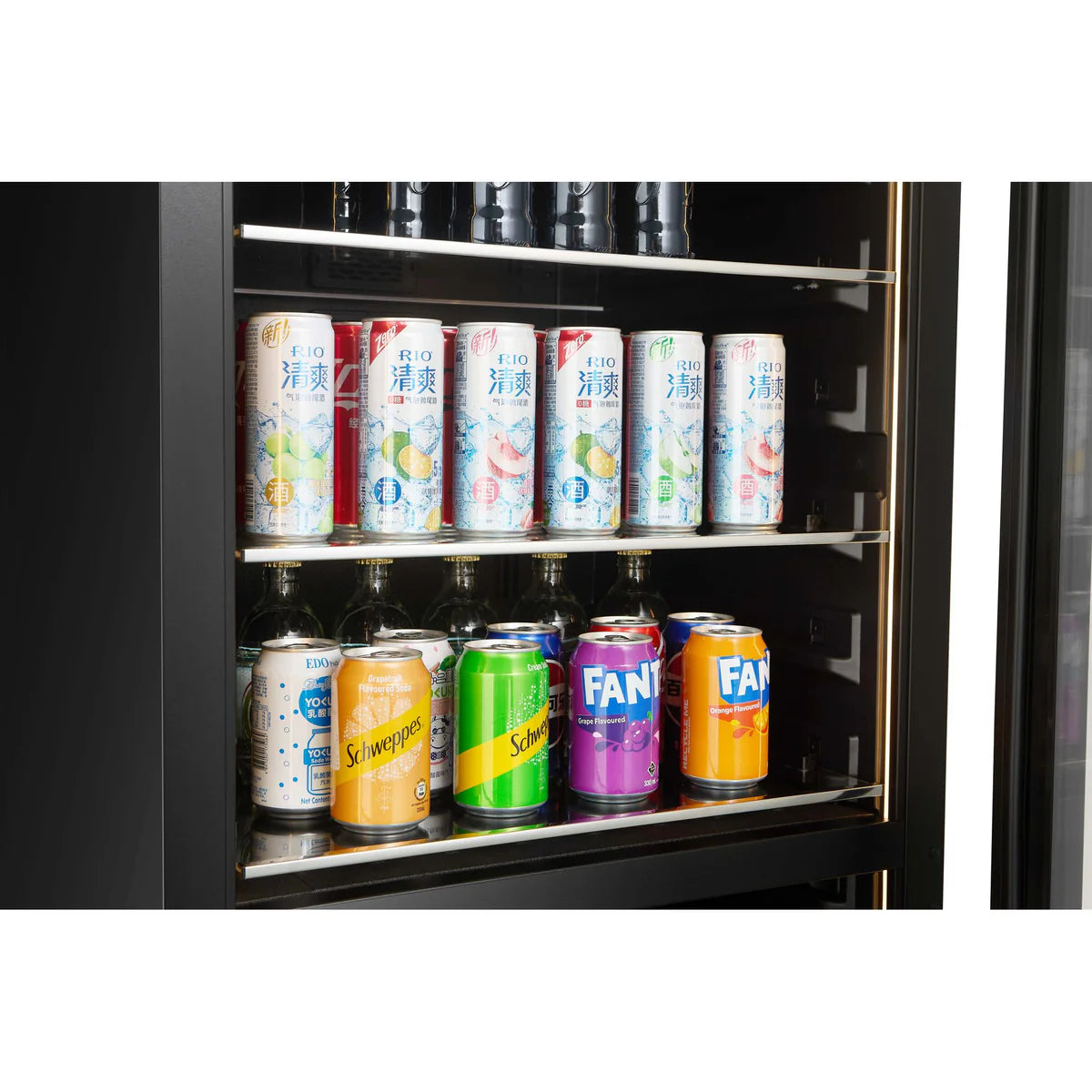 CELLA - Beverage Centre - 60 Bottles / 126 Cans - WBV93D-BLACK