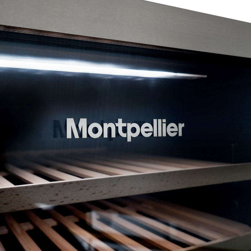 Montpellier - 166 Bottle Dual Zone Wine Cooler - WC165X