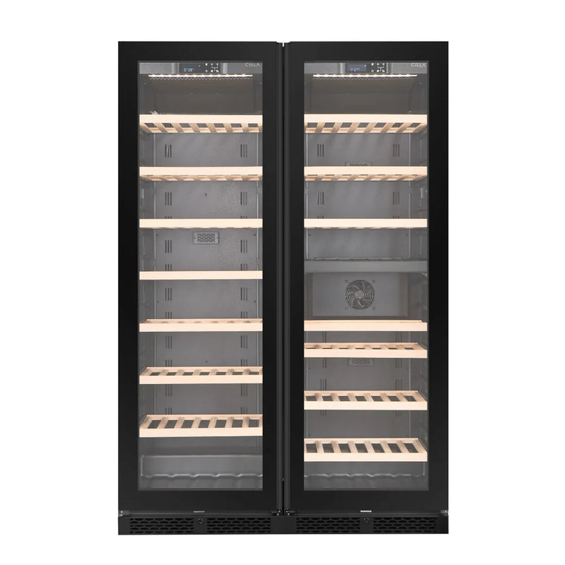 CELLA - 315 Bottle Single/Dual Zone Combo - WFS163SD-BLACK