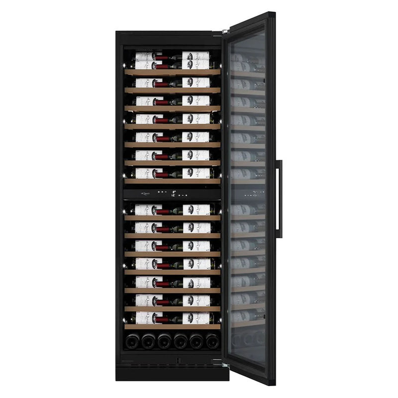 mQuvée - WineCave 187 Anthracite Black Label View Wine Fridge