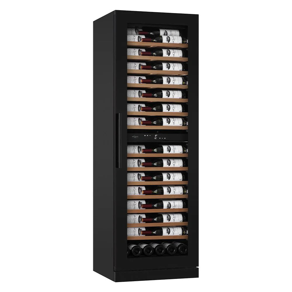 mQuvée WineCave 187 Black Label View | 120 Bottle Dual Zone Fridge