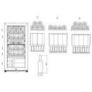 mQuvée - WineExpert 24 Dual Zone Wine Fridge - Fullglass Black