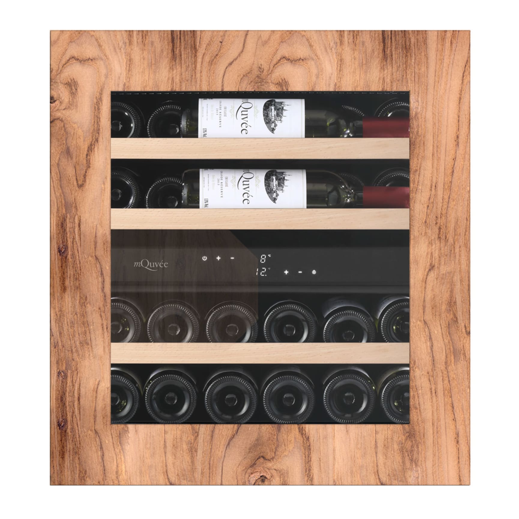 mQuvée - WineKeeper Exclusive 25D Panel Ready Dual Zone Wine Fridge