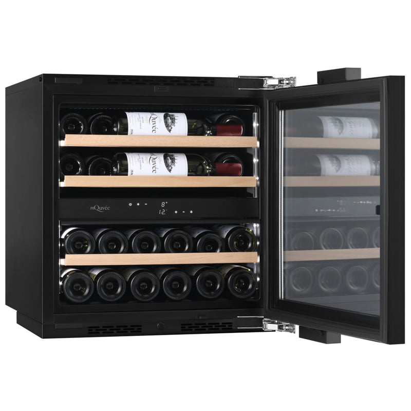 mQuvée - WineKeeper Exclusive 25D Panel Ready Dual Zone Wine Fridge