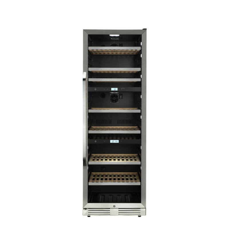 La Sommeliere - 143 Bottle Triple Zone Wine Cabinet - MT145TZ