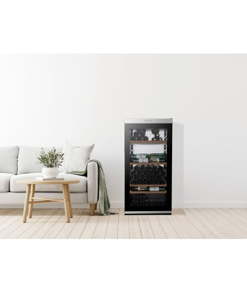 Climadiff - 149 Bottle Freestanding Single Zone Wine Cabinet - MILLESIME150B