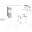Avintage - 28 Bottle Dual Zone Integrated Wine Cooler - AVI60F2FV