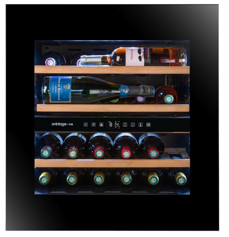 Avintage - 24 Bottle Dual Zone Integrated Wine Cooler - AVI60PLATINUM