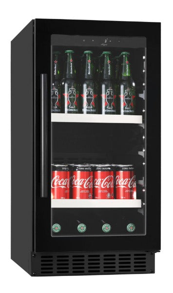 mQuvée - BeerServer 40 Anthracite Black Undercounter Drinks Fridge