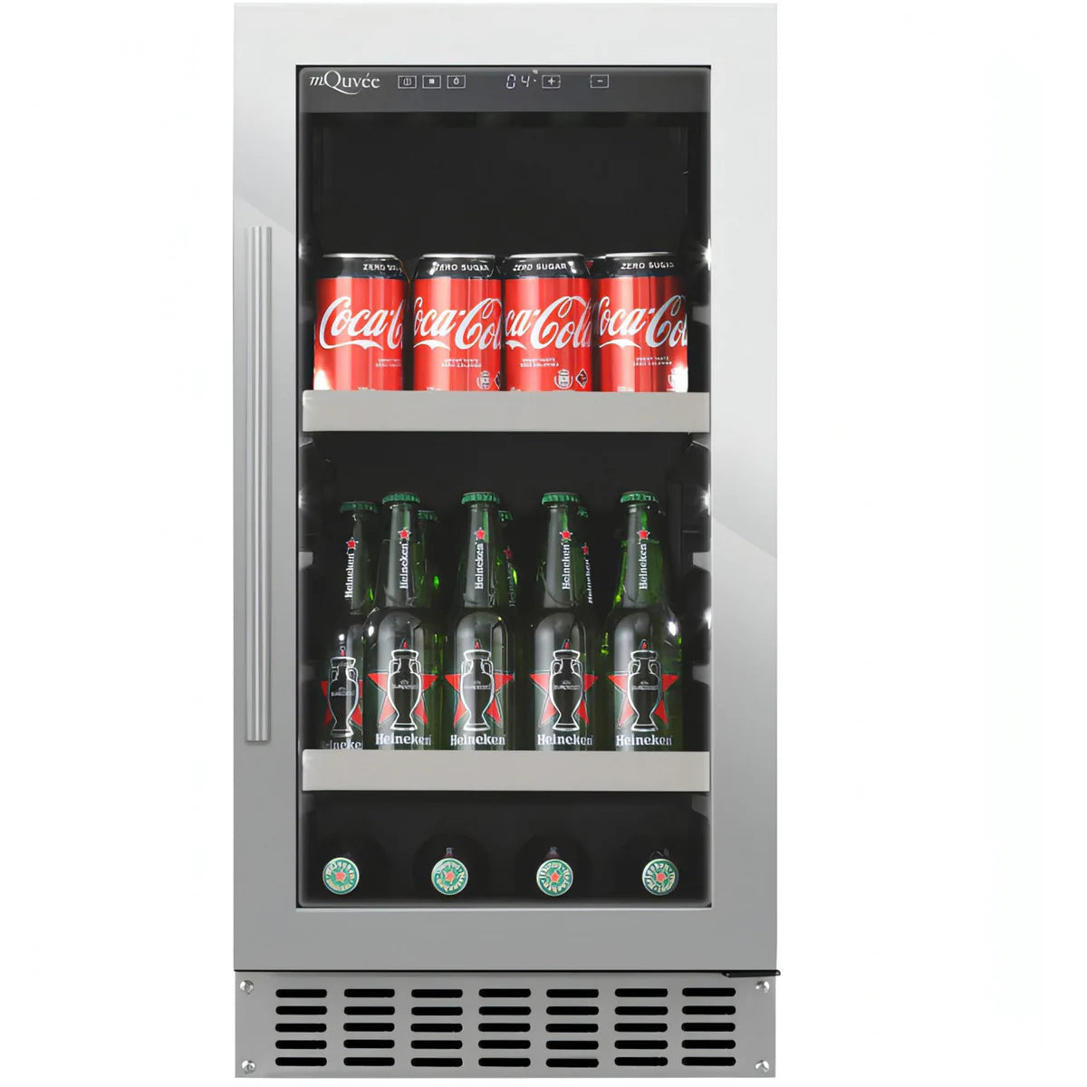 mQuvée - BeerServer 40 Stainless Undercounter Drinks Fridge