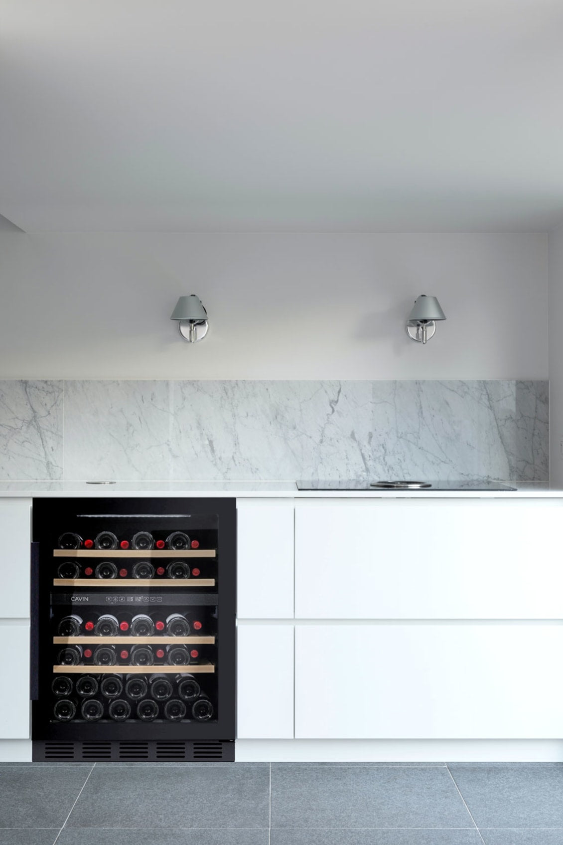 Cavin - Arctic Collection 60D Fullglass Black Wine Fridge