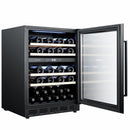 Cavin - Arctic Collection 60D Fullglass Black Wine Fridge