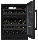 mQuvée - WineCave 700 60D All Black Dual Zone Wine Fridge